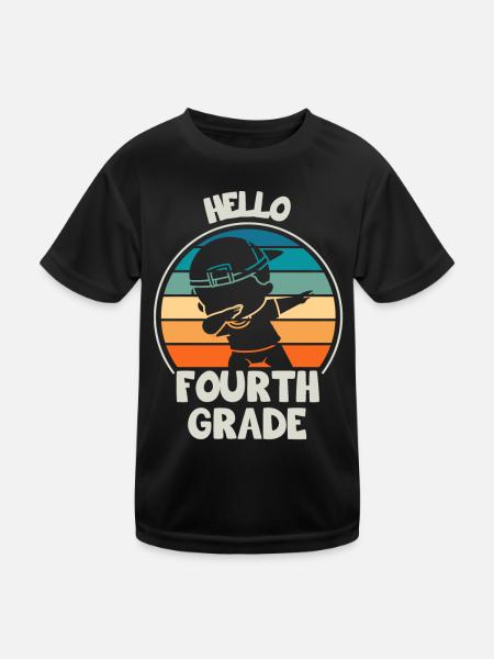 Fourth Grade Teachers for Back to School - Kids Functional T-Shirt - black - Front