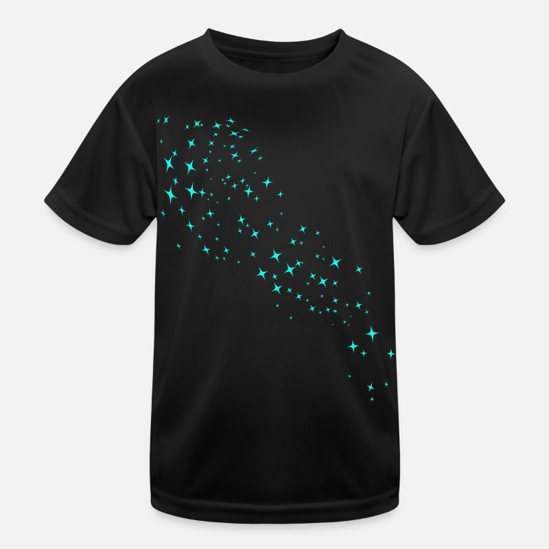 Green Stardust Kids Functional T-Shirt