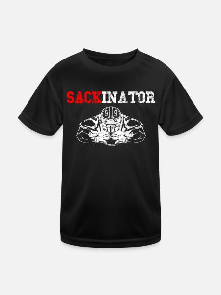 Sackinator - T-shirt sport Enfant - noir - Devant