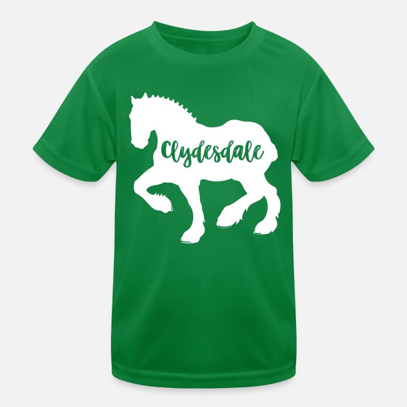 Clydesdale Hemd Clydesdale Rider Kinder Funktions-T-Shirt