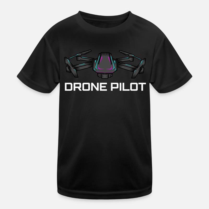 Drone Drone Pilot Drone Operator Quadcopter Kids Functional T-Shirt