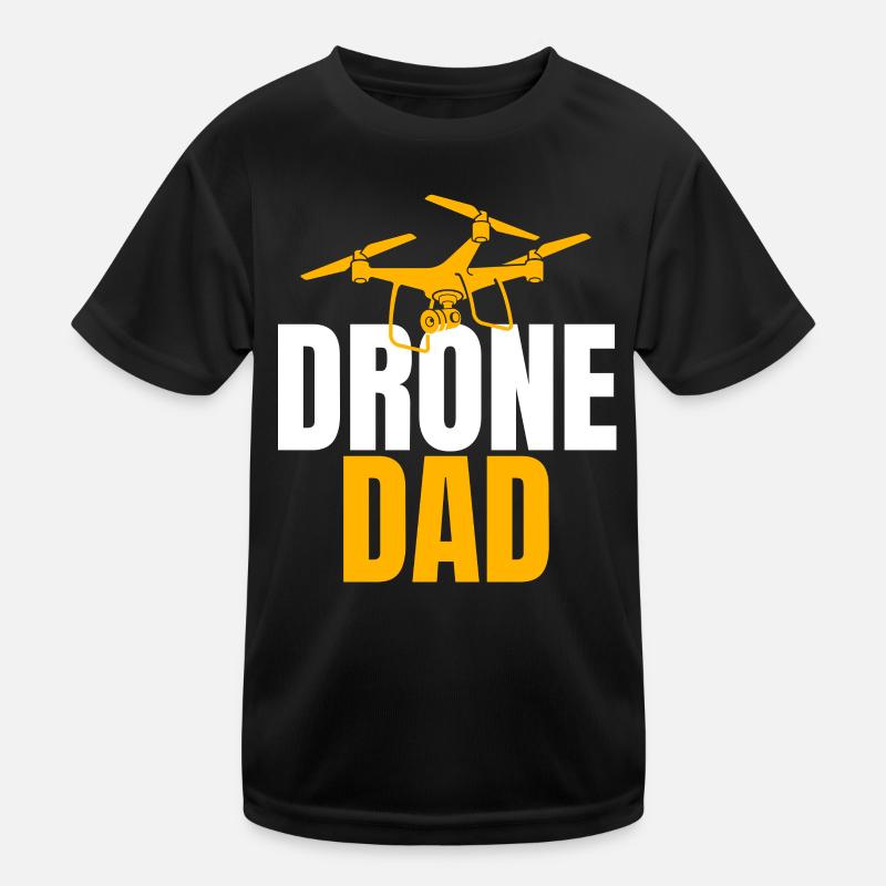 Drone Dad Drohnenpilot Drohnenoperator Kinder Funktions-T-Shirt
