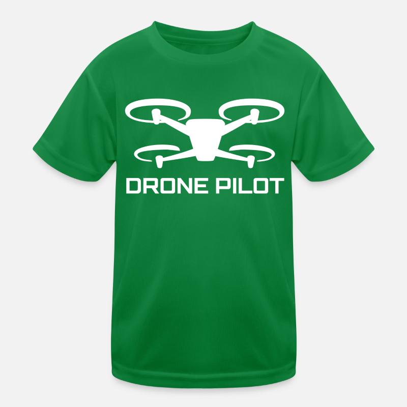 Drone Drone Pilot Drone Operator Quadcopter Kids Functional T-Shirt