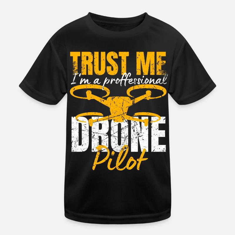 Drone Drone Pilot Drone Operator Quadcopter Kids Functional T-Shirt