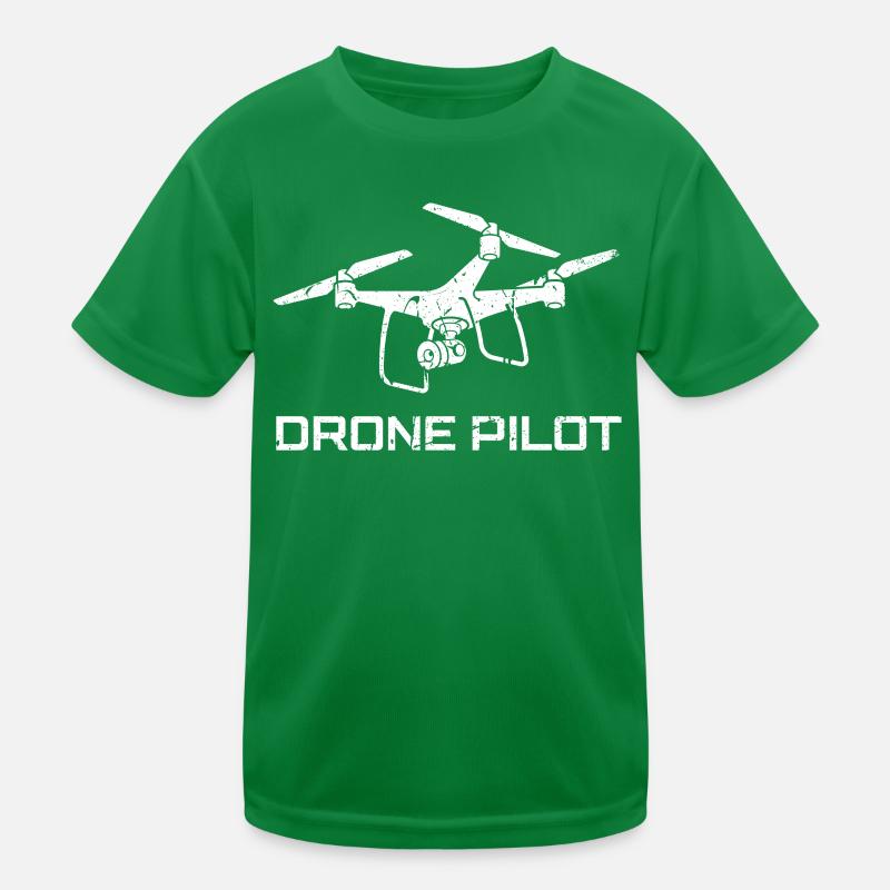Drone Drone Pilot Drone Operator Quadcopter Kids Functional T-Shirt