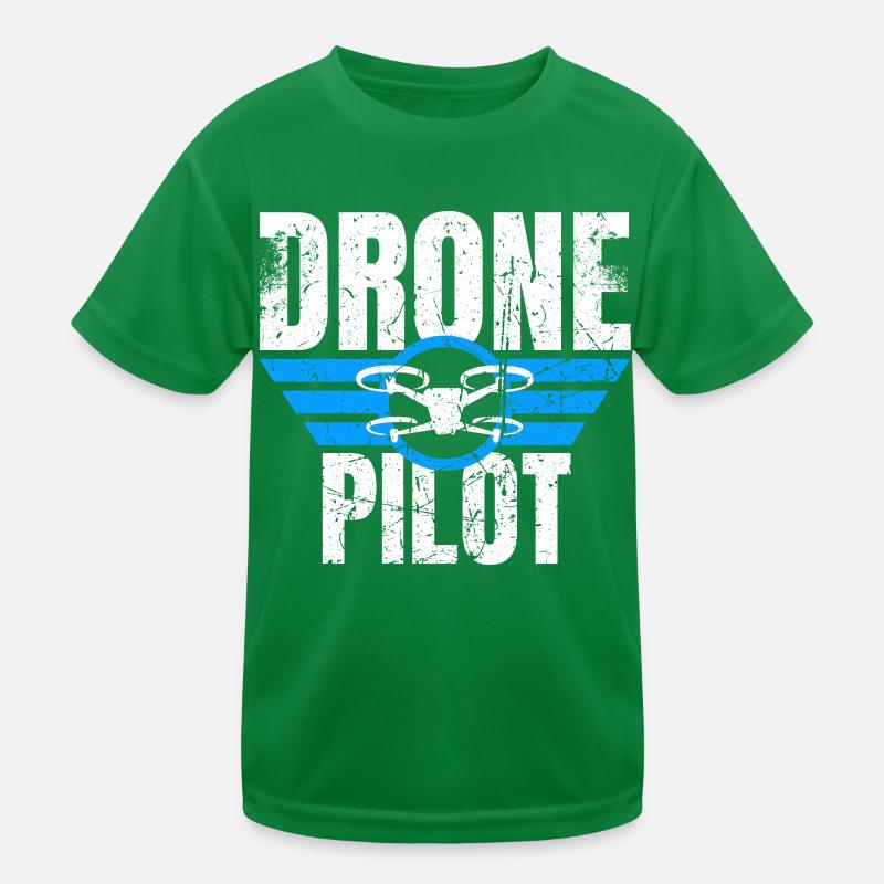 Drone Drone Pilot Drone Operator Quadcopter Kids Functional T-Shirt