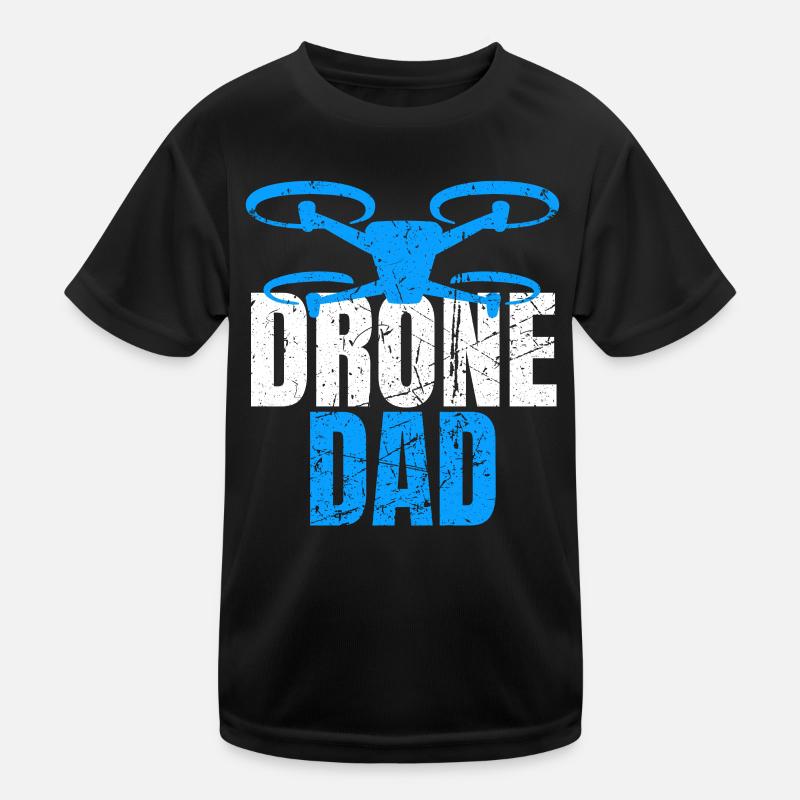 Drone Dad Drohnenpilot Drohnenoperator Kinder Funktions-T-Shirt