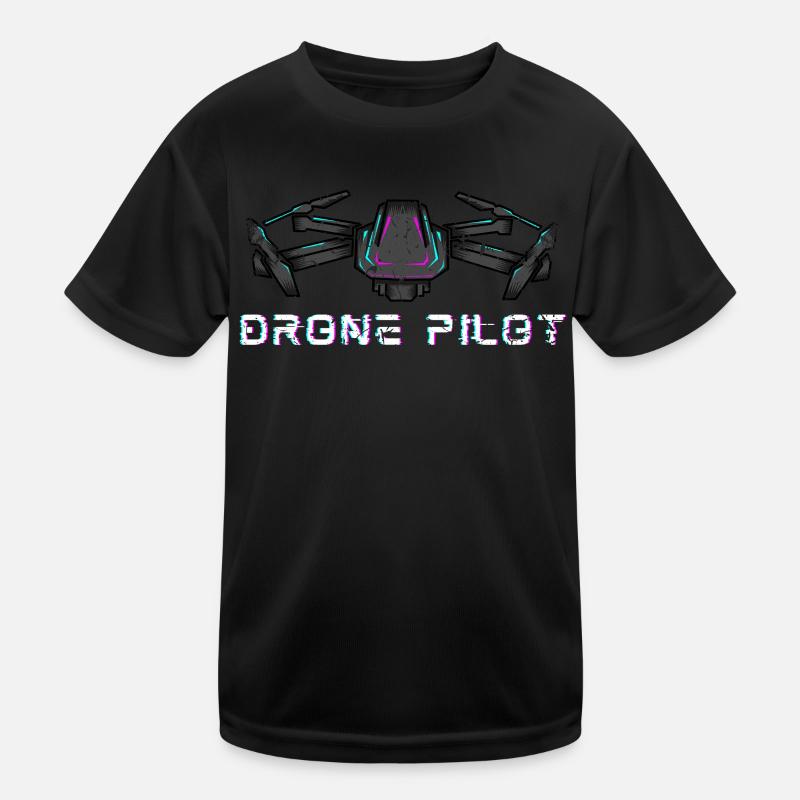 Drone Drone Pilot Drone Operator Quadcopter Kids Functional T-Shirt