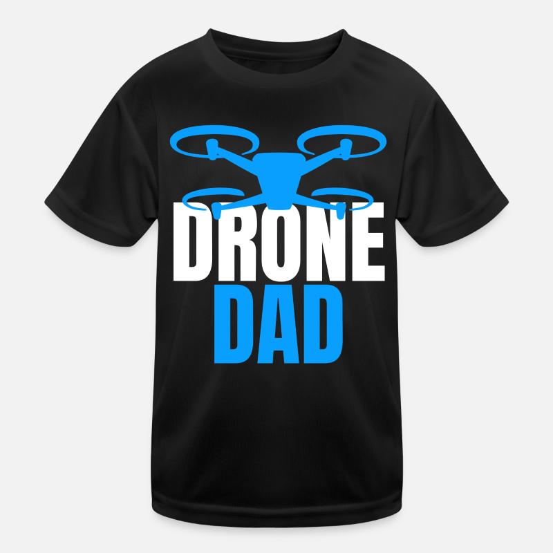 Drone Dad Drone Pilot Drone Operator Kids Functional T-Shirt