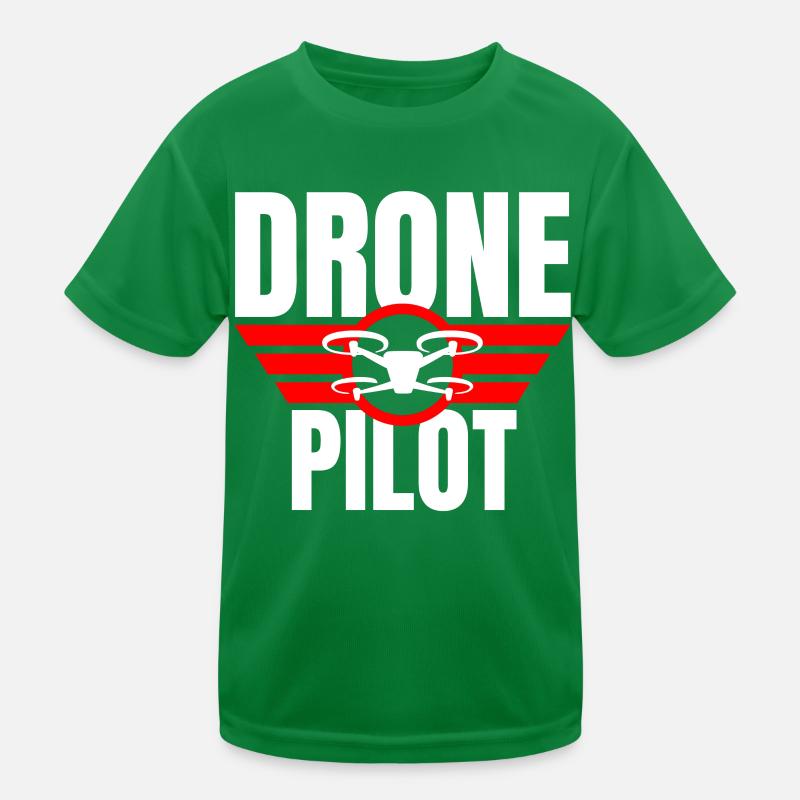Drone Drone Pilot Drone Operator Quadcopter Kids Functional T-Shirt