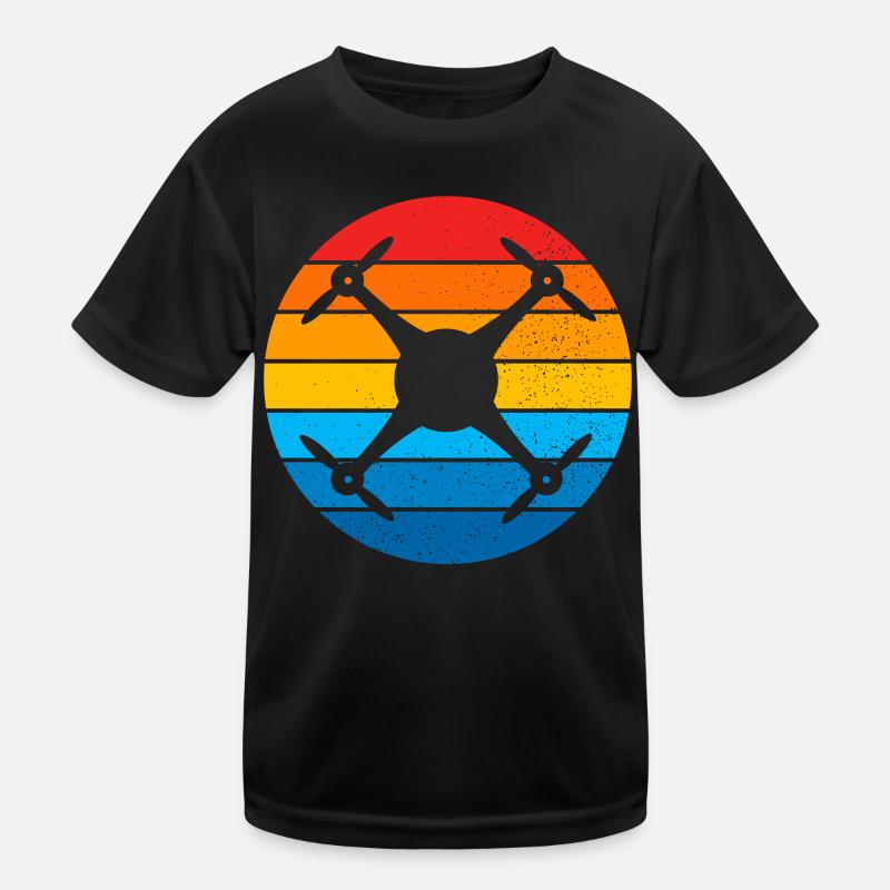Drone Drone Pilot Drone Operator Quadcopter Kids Functional T-Shirt