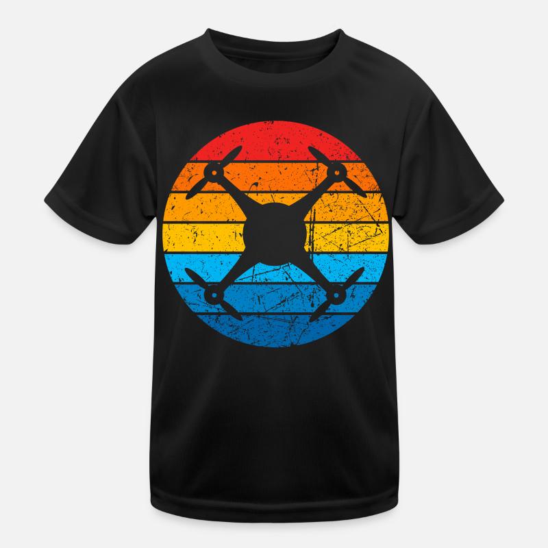 Drone Drone Pilot Drone Operator Quadcopter Kids Functional T-Shirt