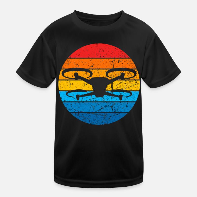 Drone Drone Pilot Drone Operator Quadcopter Kids Functional T-Shirt