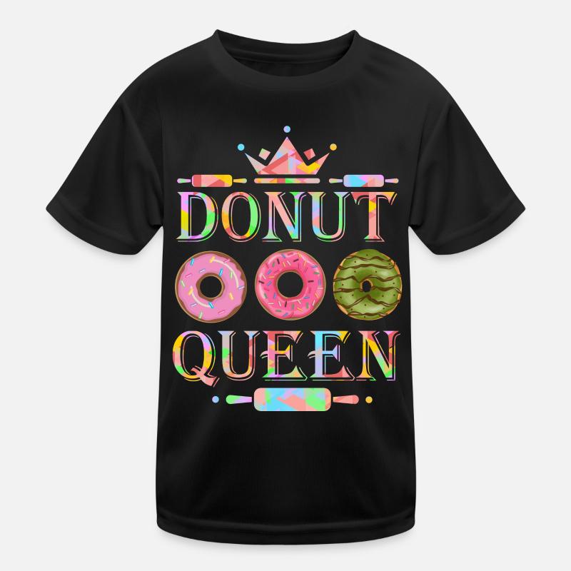 Donuts, Donuts backen, Donut-Queen lustiger Spruch Kinder Funktions-T-Shirt
