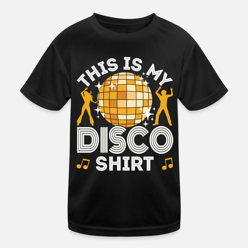 Disco 70s 80s Disco Party Outfit DiscoTheque Kids Functional T-Shirt
