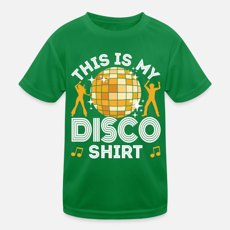 Disco 70s 80s Disco Party Outfit DiscoTheque Kids Functional T-Shirt