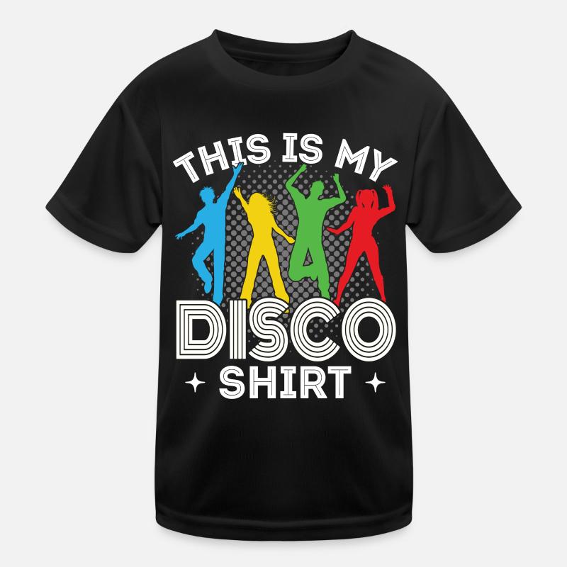 Disco 80er 70er Jahre Disko Party Outfit Diskothek Kinder Funktions-T-Shirt