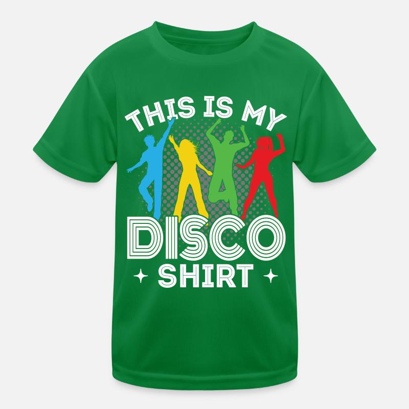 Disco 80s 70s Disco Party Outfit DiscoTheque Kids Functional T-Shirt