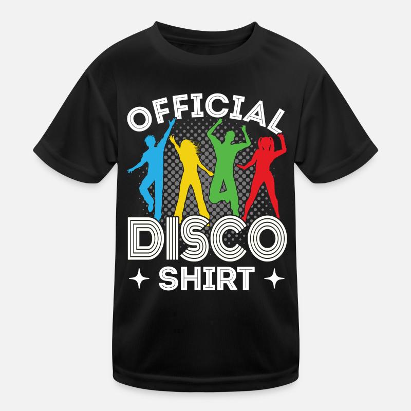 Disco 80s 70s Disco Party Outfit DiscoTheque Kids Functional T-Shirt