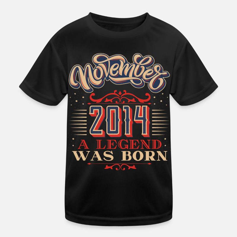 2014 Birthday, November-2014, 11-2014 Kids Functional T-Shirt