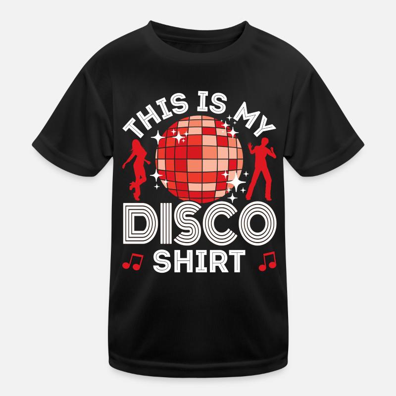 Disco 70s 80s Disco Party Outfit DiscoTheque Kids Functional T-Shirt