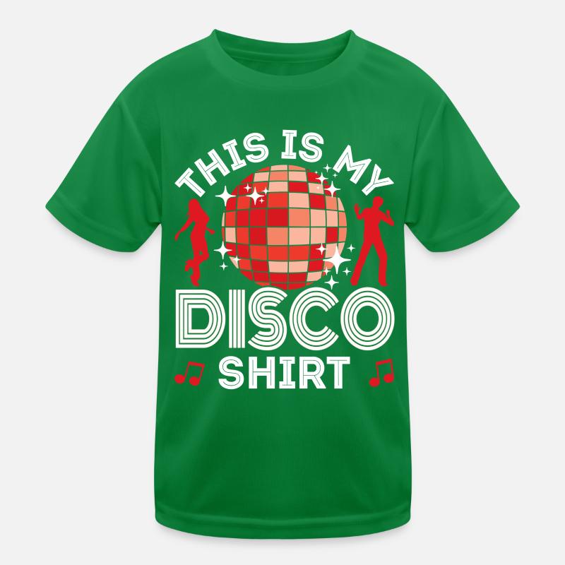 Disco 70s 80s Disco Party Outfit DiscoTheque Kids Functional T-Shirt