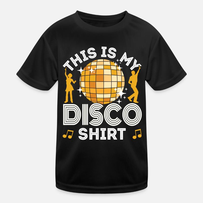 Disco 70s 80s Disco Party Outfit DiscoTheque Kids Functional T-Shirt