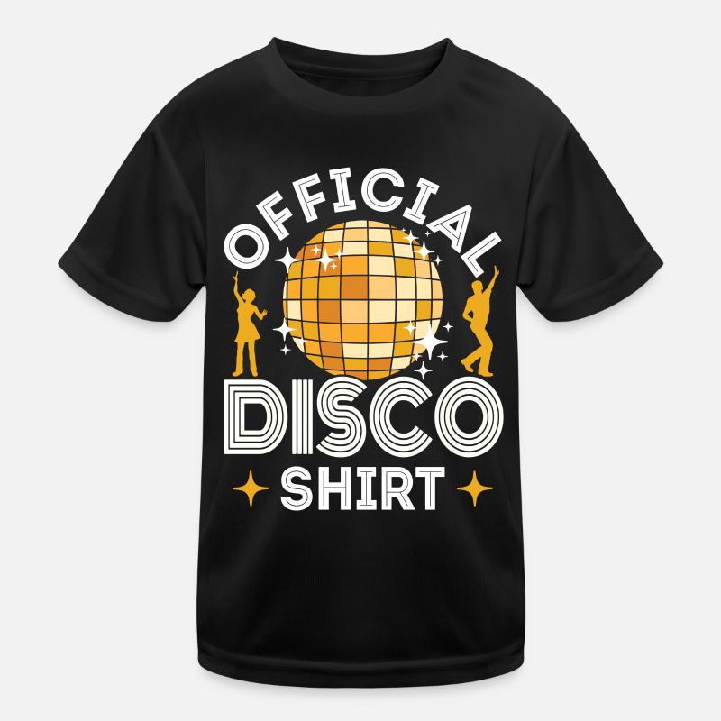 Disco 70s 80s Disco Party Outfit Discotheque Kids Functional T-Shirt