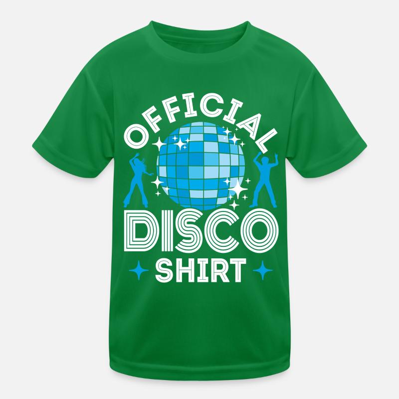 Disco 80s 70s Disco Party Outfit Discotheque Kids Functional T-Shirt