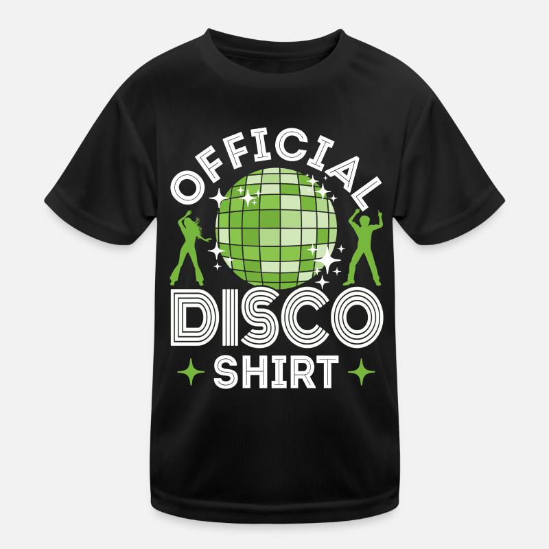 Disco 70s 80s Disco Party Outfit Discotheque Kids Functional T-Shirt