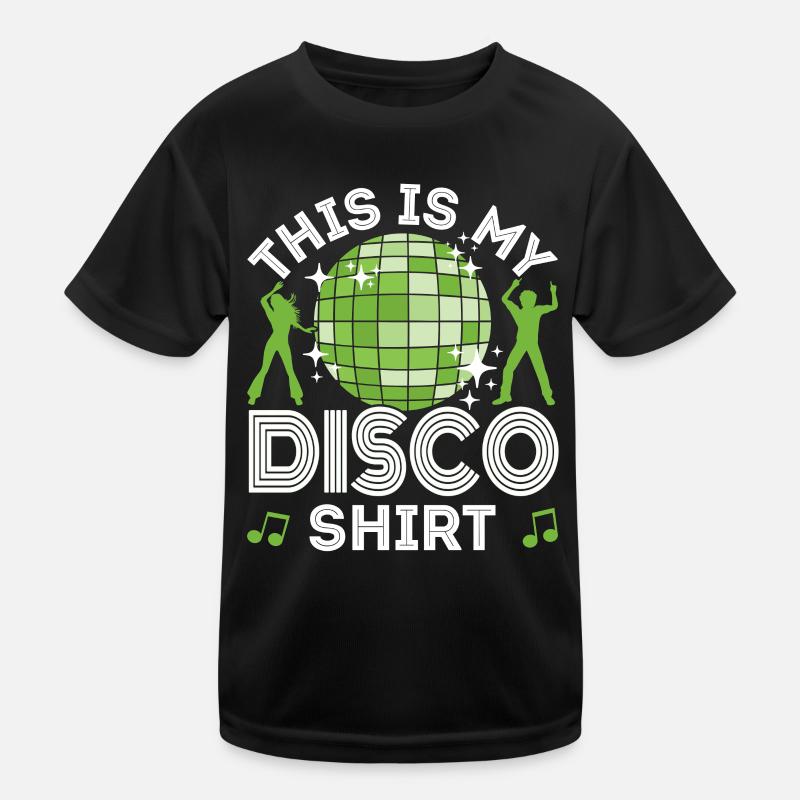 Disco 70s 80s Disco Party Outfit DiscoTheque Kids Functional T-Shirt