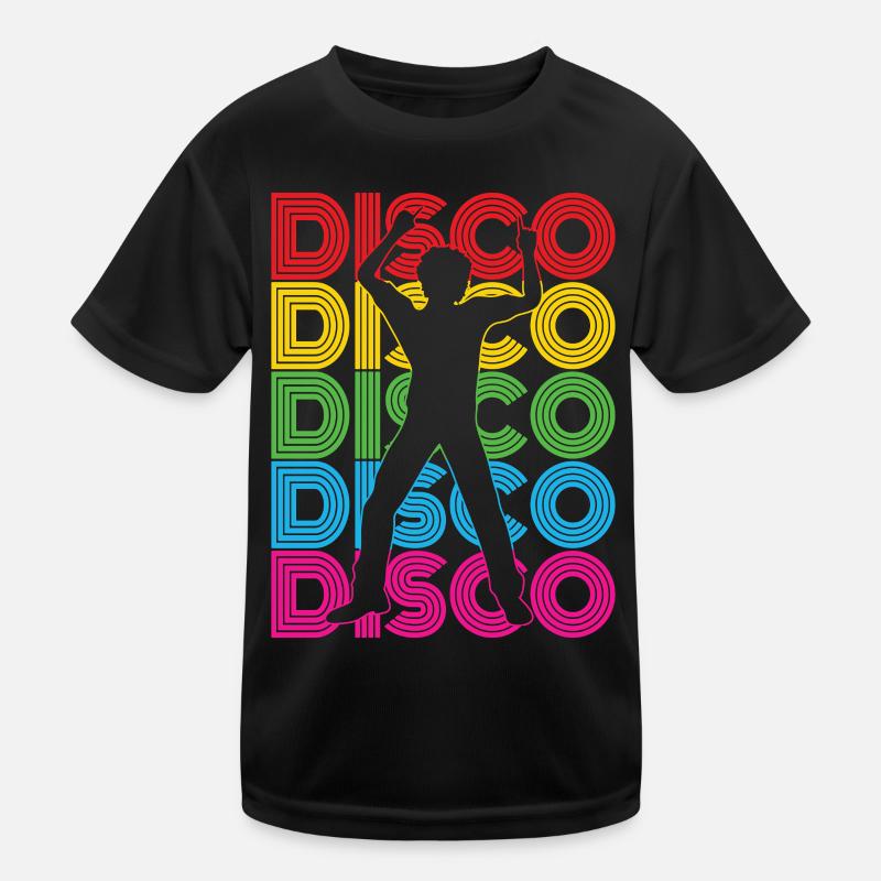 Disco 70s 80s Disco Party Outfit DiscoTheque Kids Functional T-Shirt