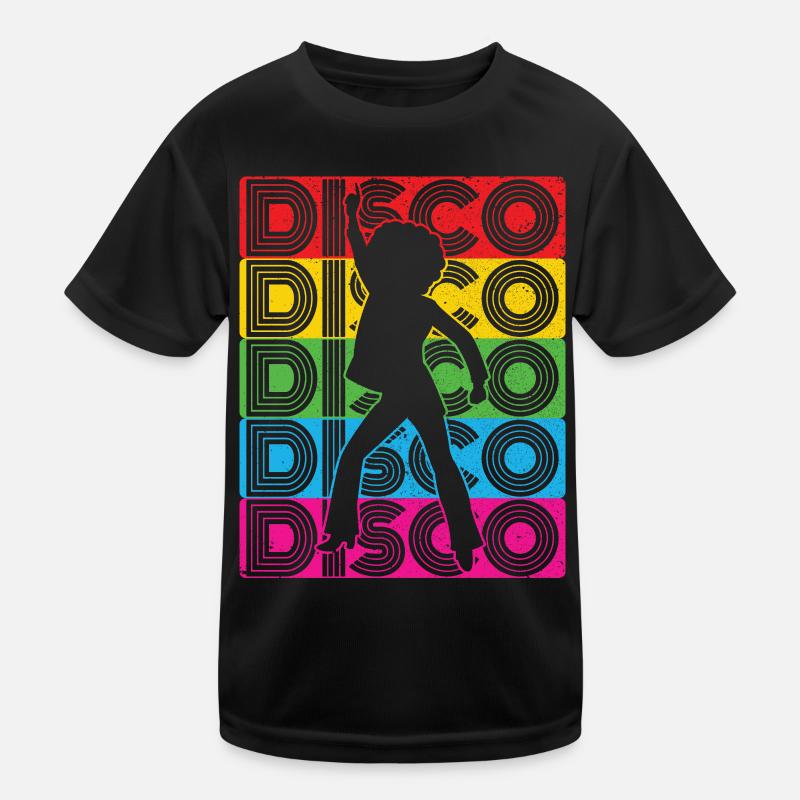 Disco 70s 80s Disco Party Outfit DiscoTheque Kids Functional T-Shirt