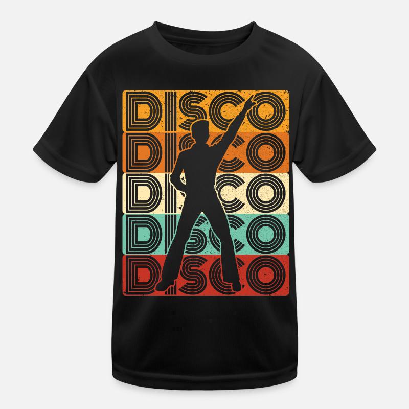 70s Disco 80s Disco Party Outfit DiscoTheque Kids Functional T-Shirt