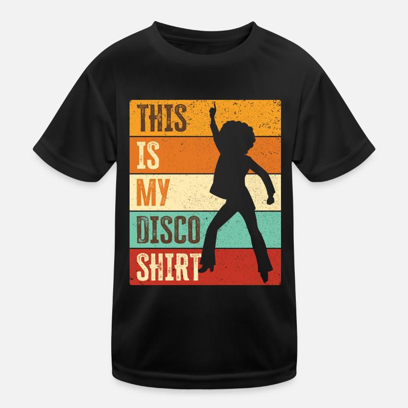 Disco 70s 80s Disco Party Outfit DiscoTheque Kids Functional T-Shirt