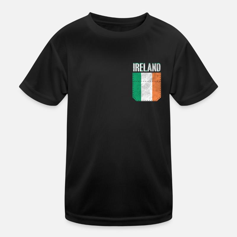 Irland Flagge Irisch Kinder Funktions-T-Shirt