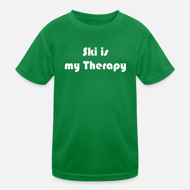 Ski - Le ski est ma thérapie T-shirt sport Enfant