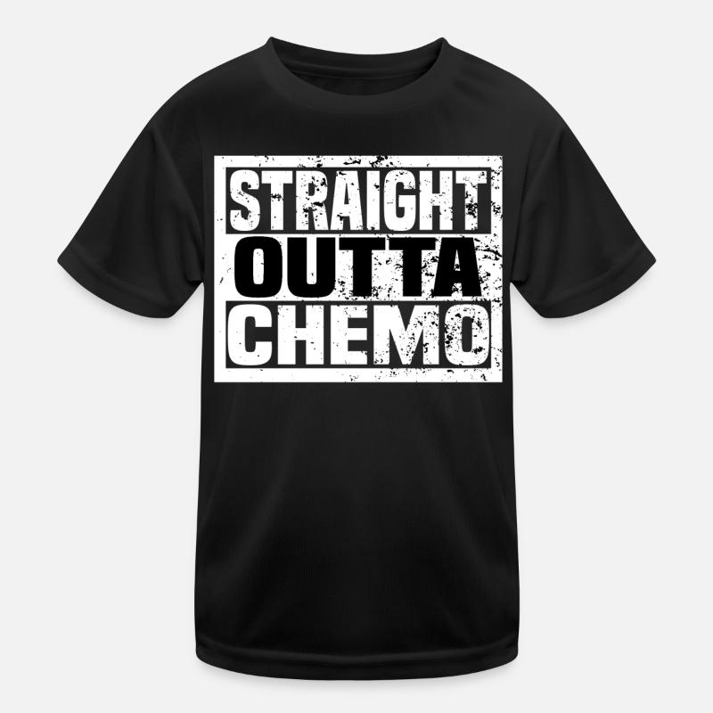 straight outta chemo Kinder Funktions-T-Shirt