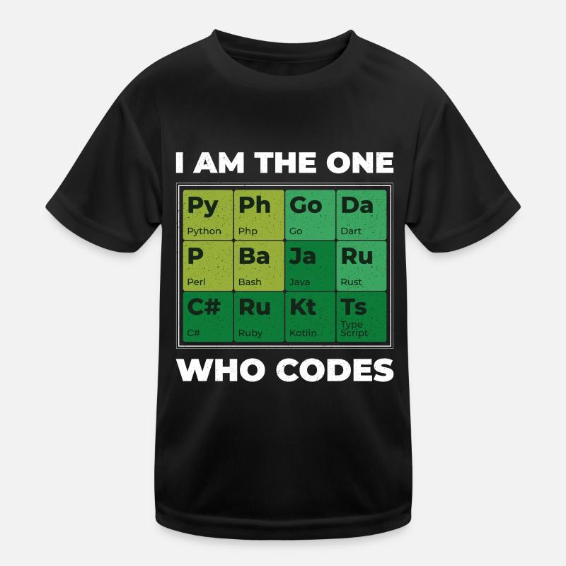 Programmer - I am the one who codes Kids Functional T-Shirt