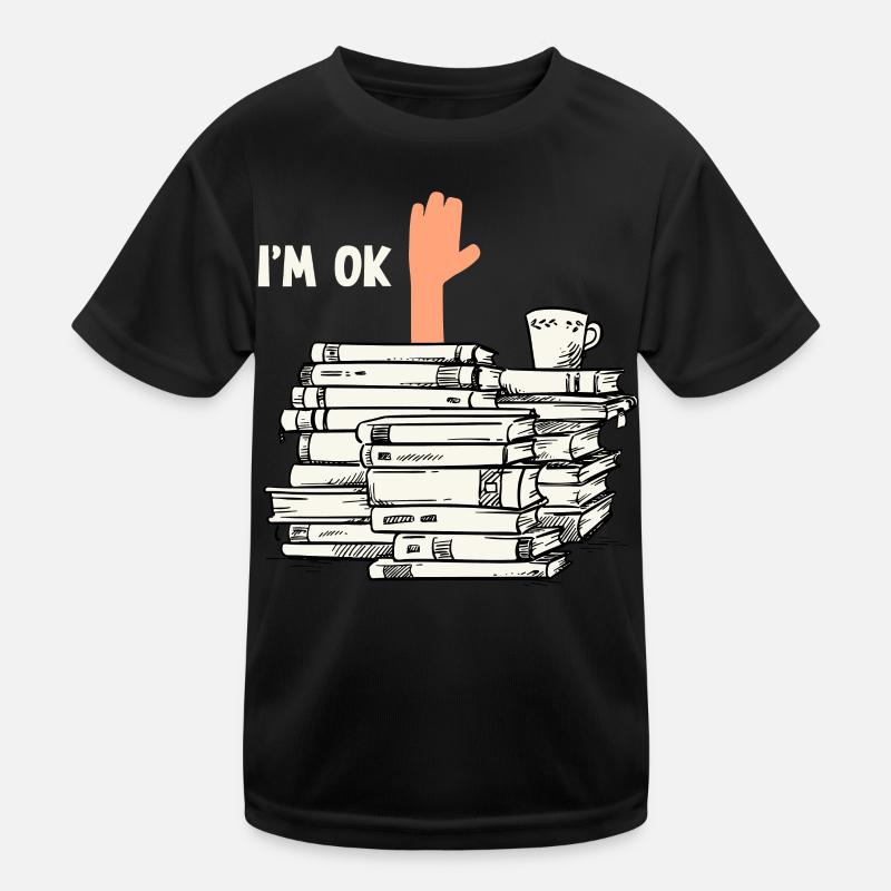 Lire des livres T-shirt sport Enfant