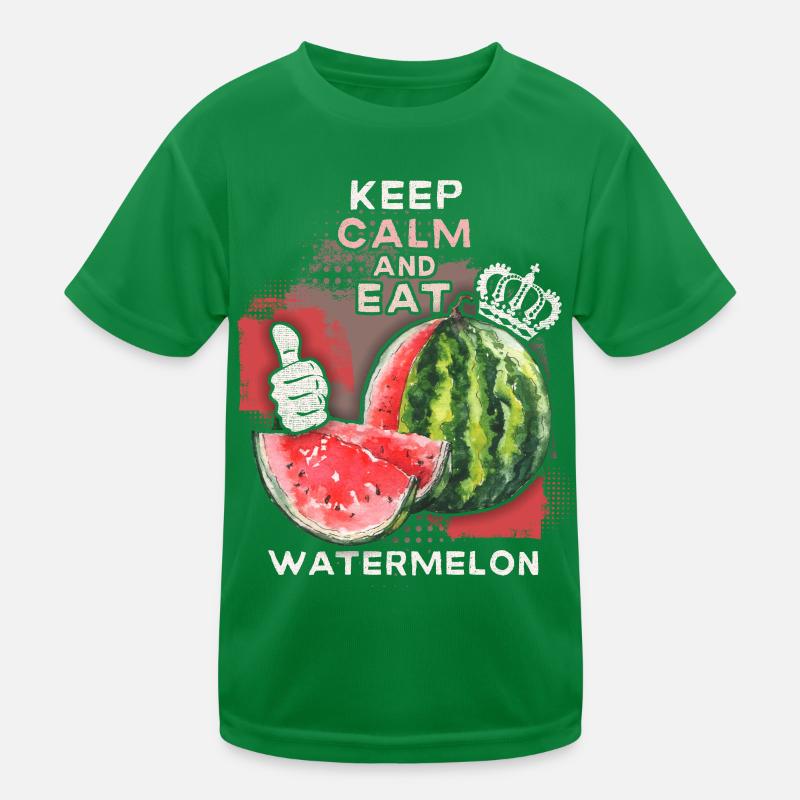 Pastèque drôle de dicton Eat-Watermelon T-shirt sport Enfant
