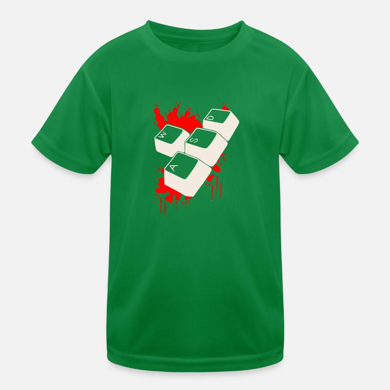 Bloody Gamer WASD Kids Functional T-Shirt