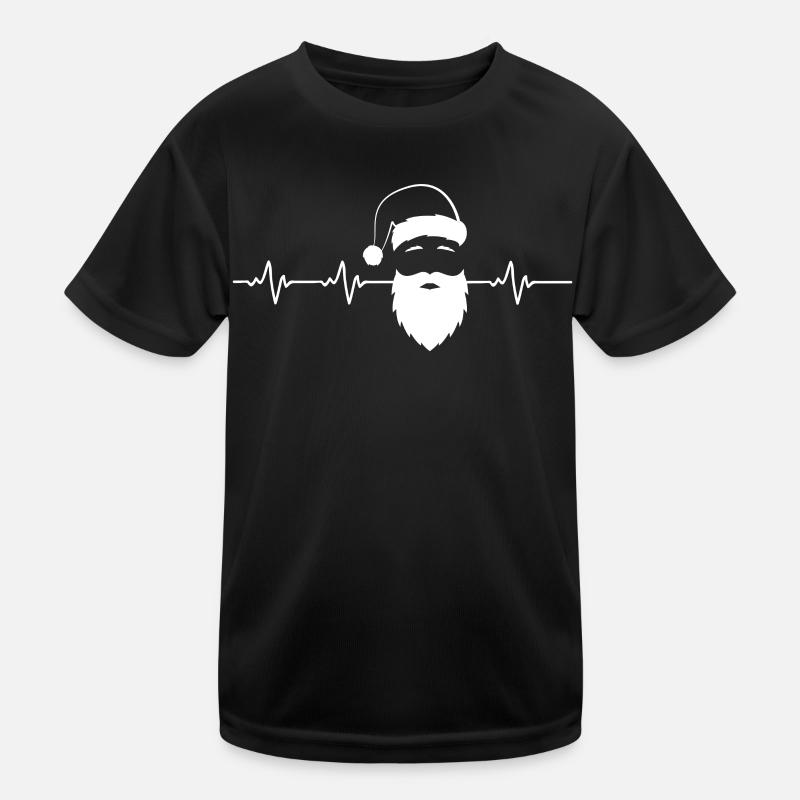 Heartbeat Décoration de Noël T-shirt sport Enfant
