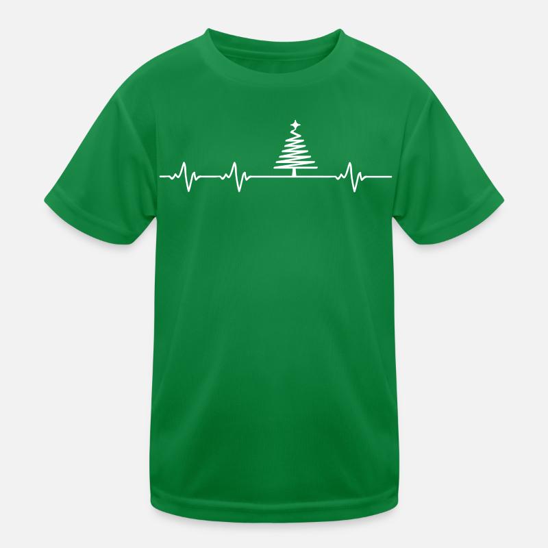 Heartbeat Décoration de Noël T-shirt sport Enfant