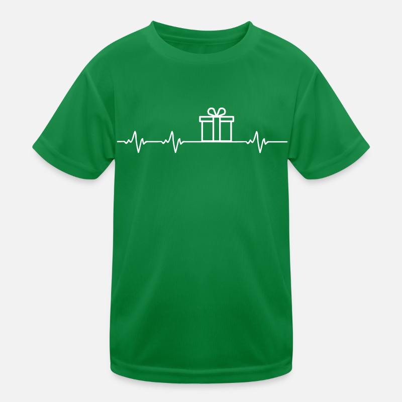 Heartbeat Décoration de Noël T-shirt sport Enfant
