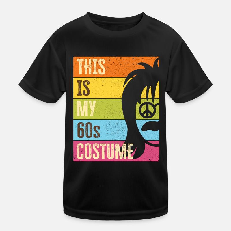 60s Sixties 1960s Party Outfit Costume Kids Functional T-Shirt
