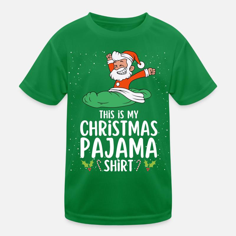Pyjama de Noël Pyjama Chemise de nuit T-shirt sport Enfant