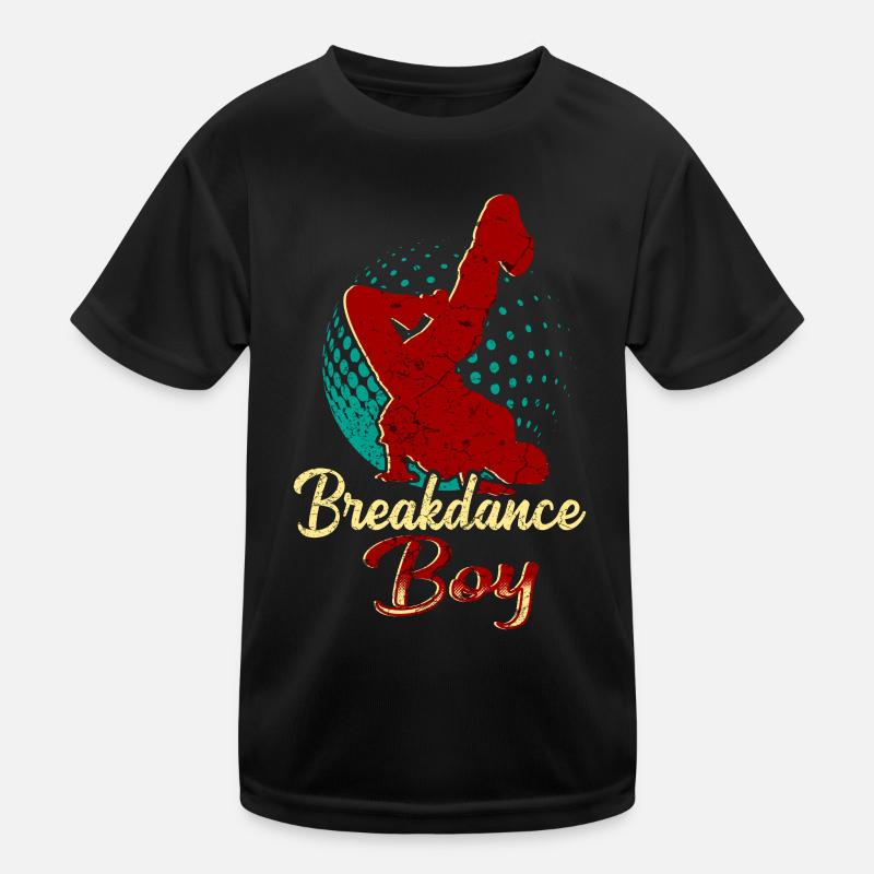 Breakdance Junge Breakdancer Tanzen Kinder Funktions-T-Shirt