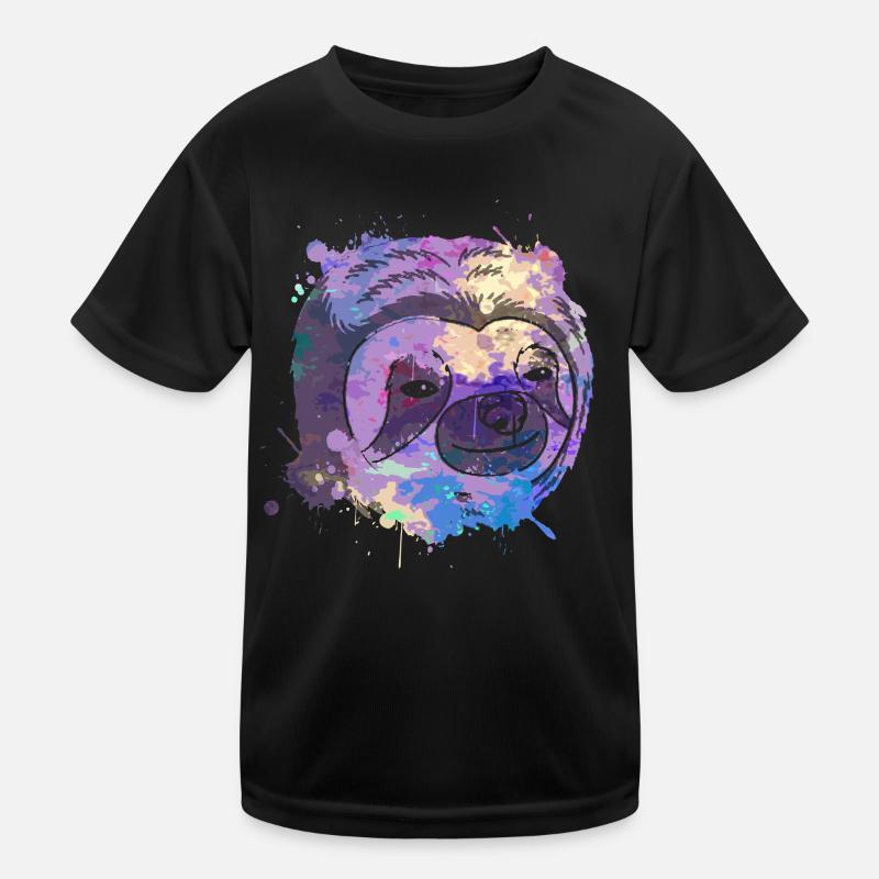 Sloth Faultier Kids Functional T-Shirt