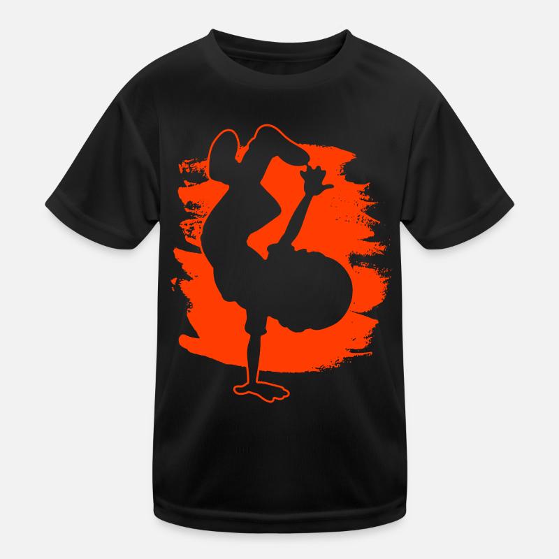 Breakdance Junge Breakdancer Tanzen Kinder Funktions-T-Shirt